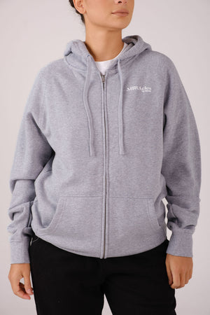 
                  
                    Load image into Gallery viewer, BOYFRIEND ZIP HOODIE GREY MARLE
                  
                